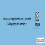 WBJEE 2025 Application Form Correction Facility Open Until February 27
